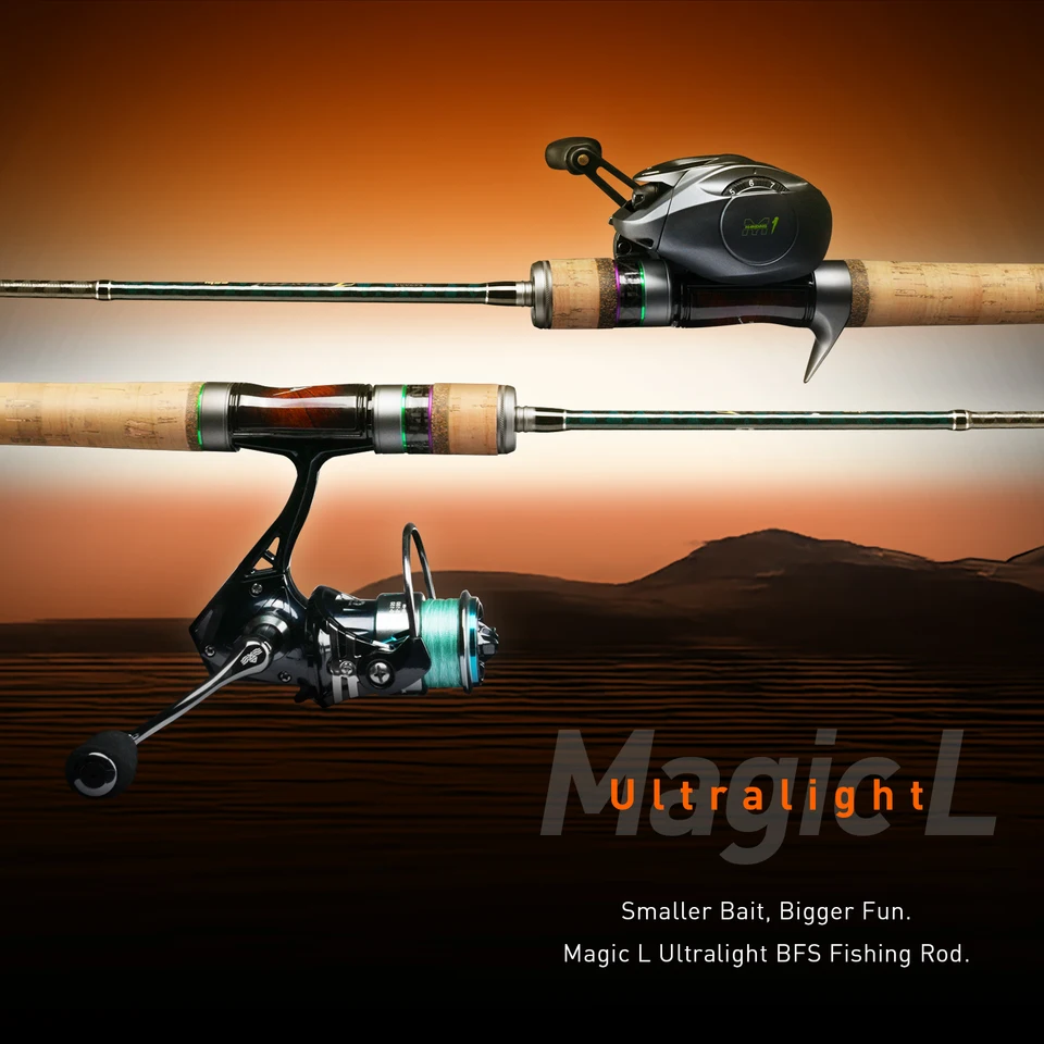 HANDING Magic L Ultralight カーボンフィッシングロッド,78g,重量1