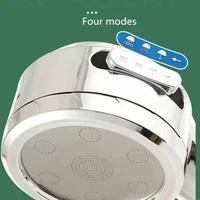 Pommeau de douche portatif haute tension pour salle de bain, pomme de douche à économie d'eau, Mode de réglage à quatre vitesses, affichage numérique de la température LED 5