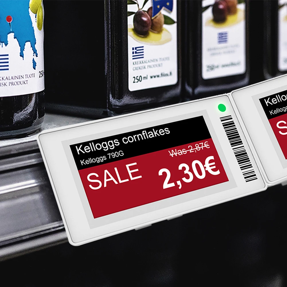 전자 종이 전자 잉크 디스플레이 화면, 앱 작동 TFT 화면, 전자 가격 태그 카드, 전자 종이 모듈, 2.1 인치, 2.9 인치