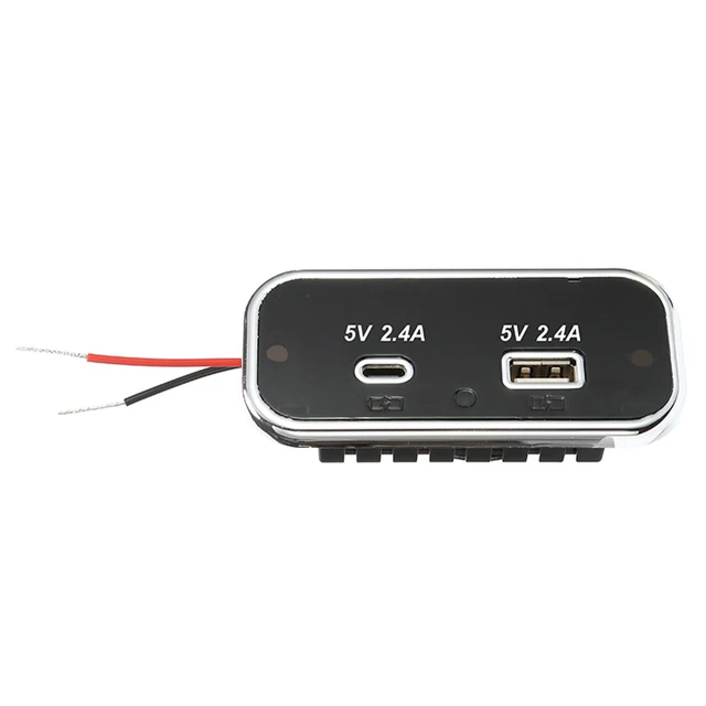 12V 24V USB-Steckdose 3 Anschlüsse Schnell ladegerät USB PD Typ C Steckdose  Adapter für RV Marine Boot Wohnmobil Wohnwagen Oberflächen montage -  AliExpress