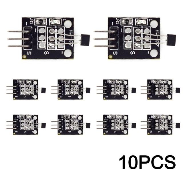 Sensore Magnetico Hall Effect KY-003 - 5 Pezzi Per Arduino, PIC, AVR E Smart Cars DC 5V