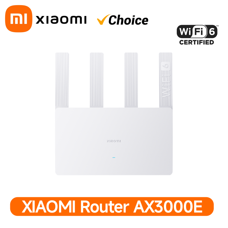 Xiaomi router AX3000E WiFi6 3000M wireless rate 4-way signal amplifier supports network port aggregation whole house smart home