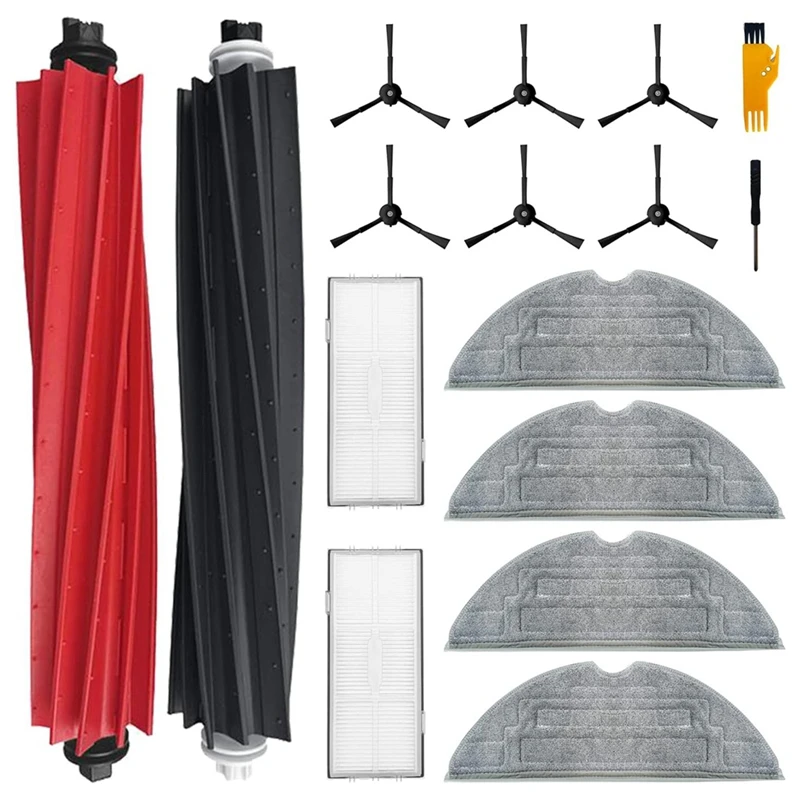 

For Roborock S8 / S8+/S8 Plus Robot Vacuum Cleaner Main Side Brush Hepa Filter Mop Cloth Replacement Parts