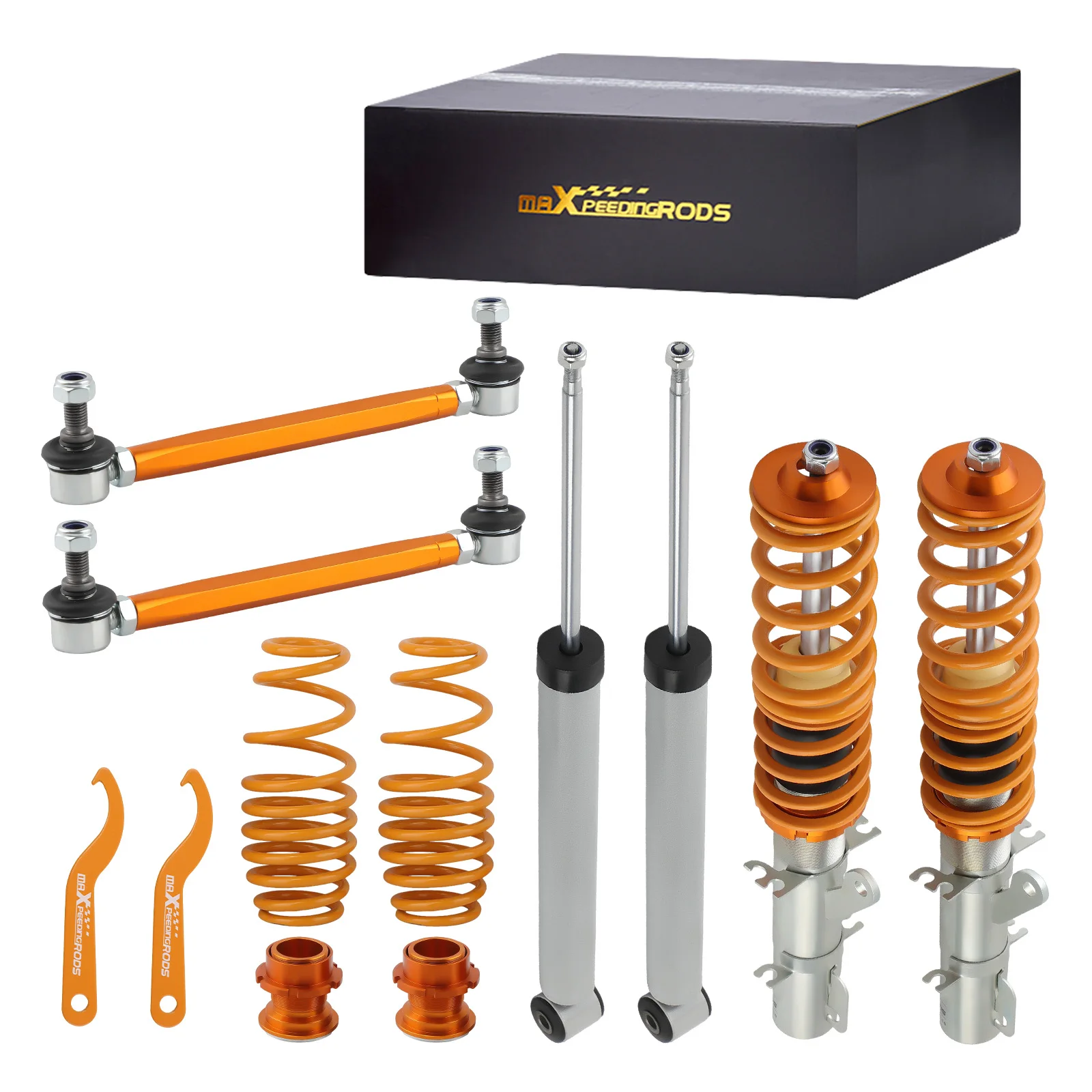 H&R RSS Coilovers for VW MK4 Golf/Jetta VR6/TDI 98-05 | 1.8T/2.0L (RSS1525-2) main image 0