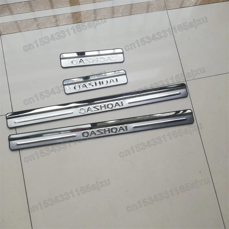 Nissan Qashqai J10 2007-2013 Stainless Steel Car Door Sill Scuff Plate Cover Trim Car styling