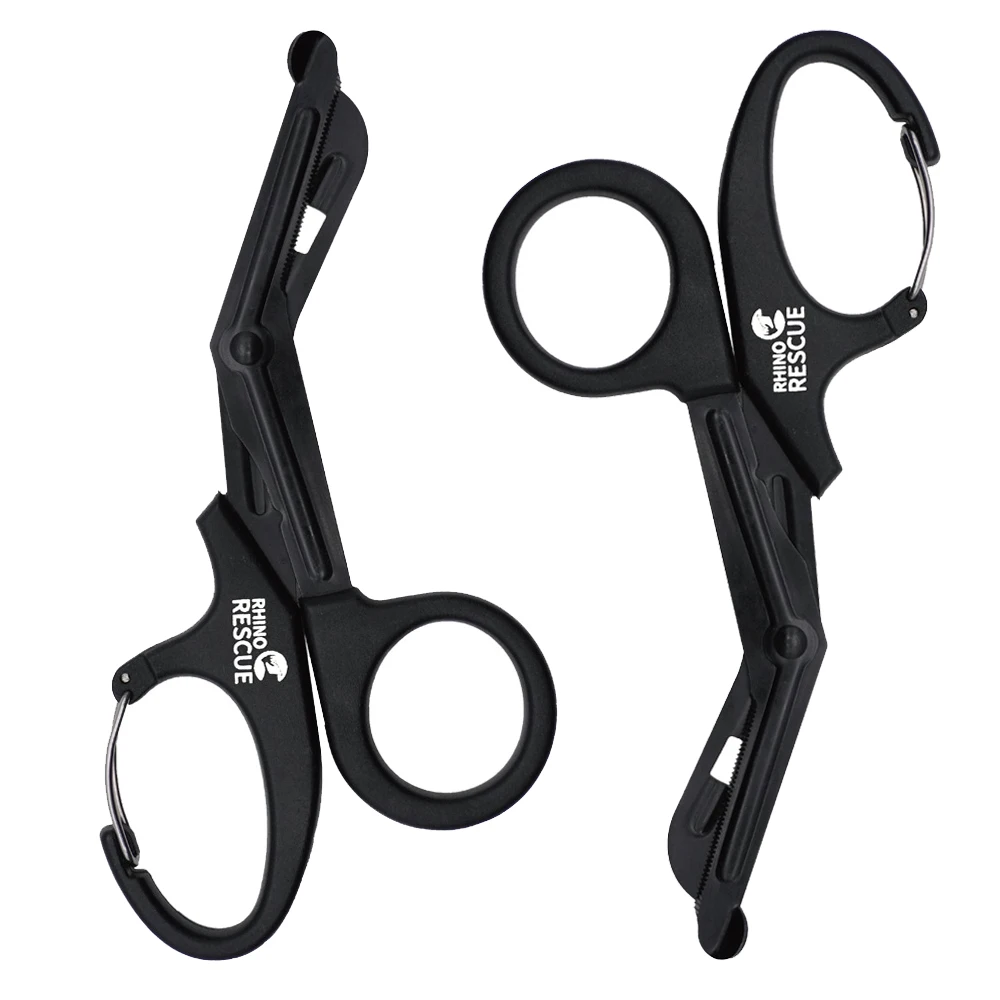 Rhino Rescue Emergency Medical Scissors Trauma Shears with Carabiner 19cm Bandage Shears With Bandage Scissors first aid scissors