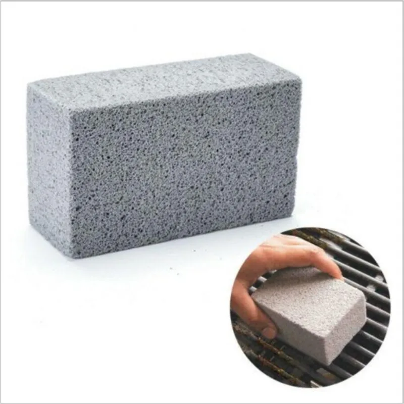 Description Picture 2 of itemBBQ Grill Cleaning Brick Block Pumice Oil Stain Barbecue Rack Stone Natural Cleaner BBQ Outdoor Kitchen Tools mangal 2024 New