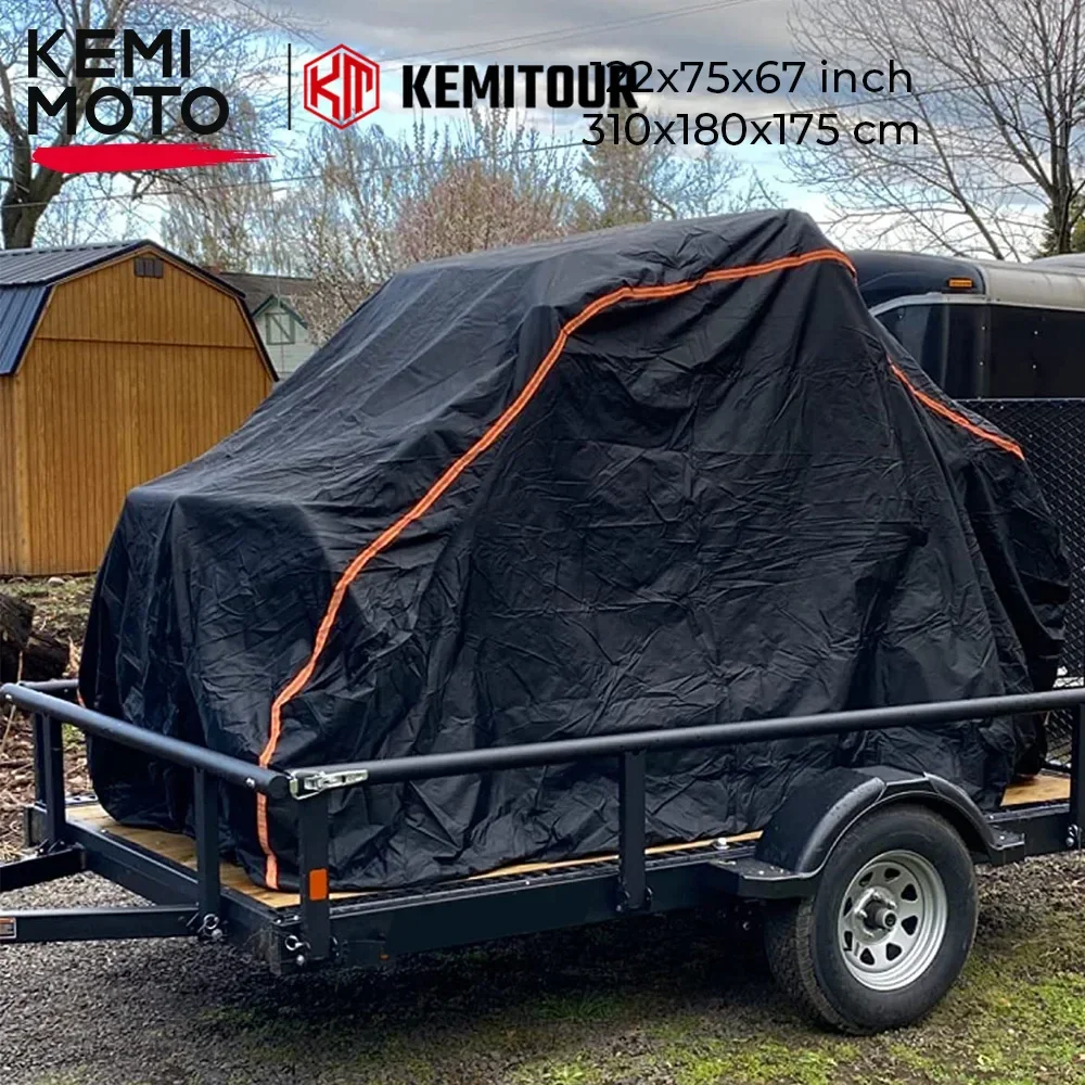 MZS Waterproof UTV Cover – All-Weather 210D Oxford Cover For UTVs Up To 160 Inch, 4-6 Passengers - View #5