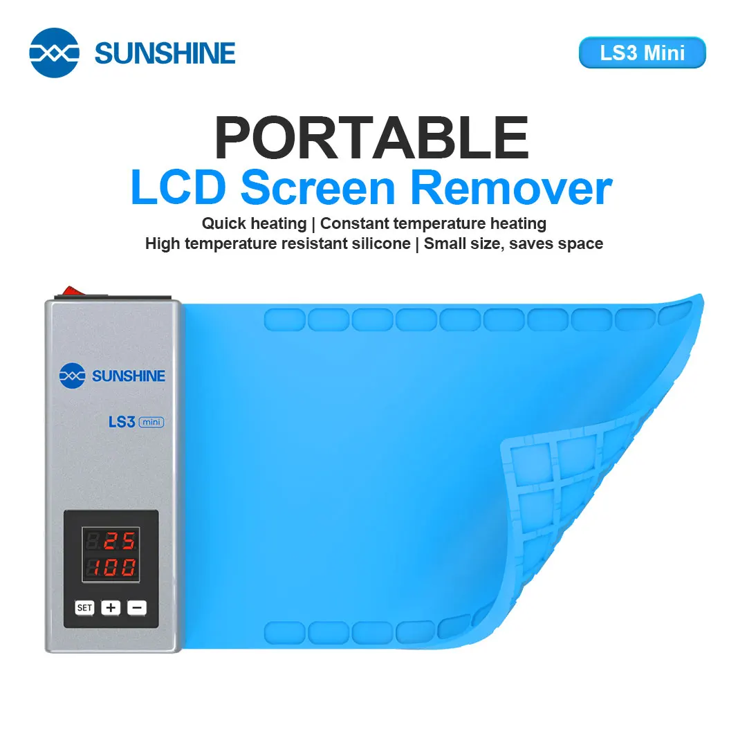 LCD Screen Separator SUNSHINE LS3-Mini Heating Table Separation Pad for Mobile Phone and Tablet Repair Screen Disassembly Tool