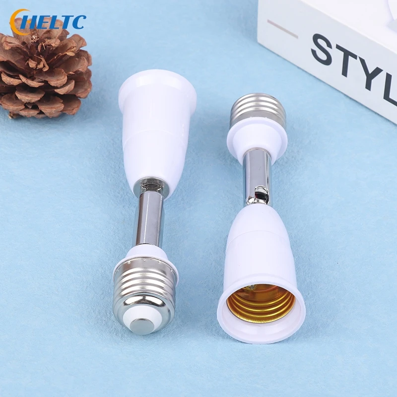 1pc Universal E27 To E27 Holder Extender For Socket Adjustable To Base Converter For Screw Bulb Extension Adapter