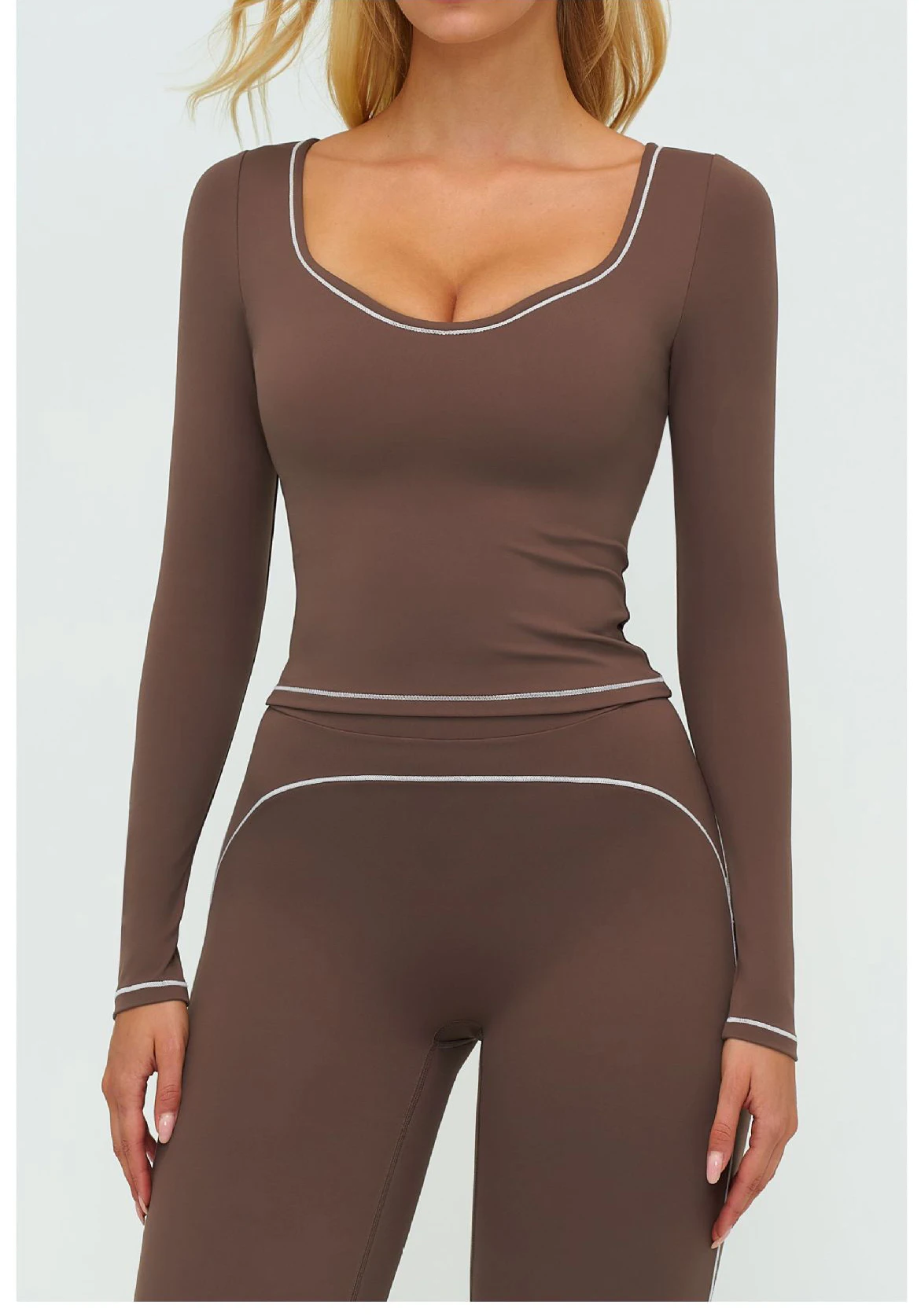 Women's Yoga Long Sleeve Fitness Long Sleeve Running Gym Clothes Workout Dry Fit Breathable High Elastic Sports Top 30 S63ef82db5e844c8fb98fbf21bd996856V