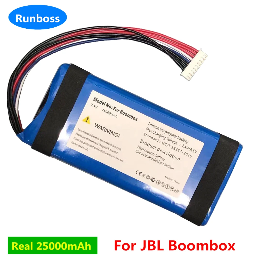 

100% Новый настоящий 25000 мАч GSP0931134 01 Аккумулятор для JBL Boombox Boombox1 Boombox 1 JEM3316 JEM3317 JEM3318 проигрыватель динамик