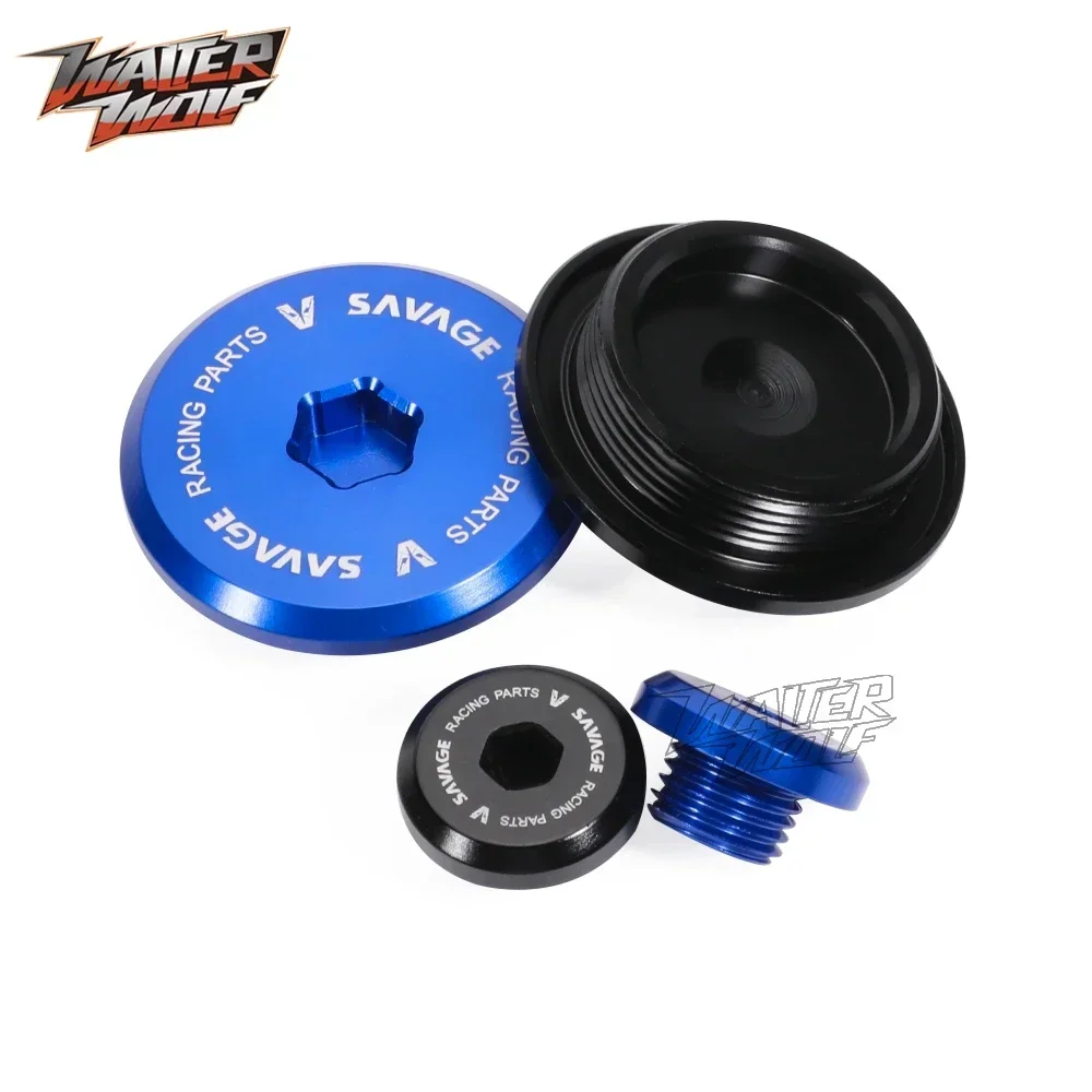 Motorcycle Engine Cover Engine Cover Protector Engine Guard Blue Enduro Engine Crankcase Screw Cap Plug for Yamaha WR250F WR450F YZ250F YZ450F 2010-