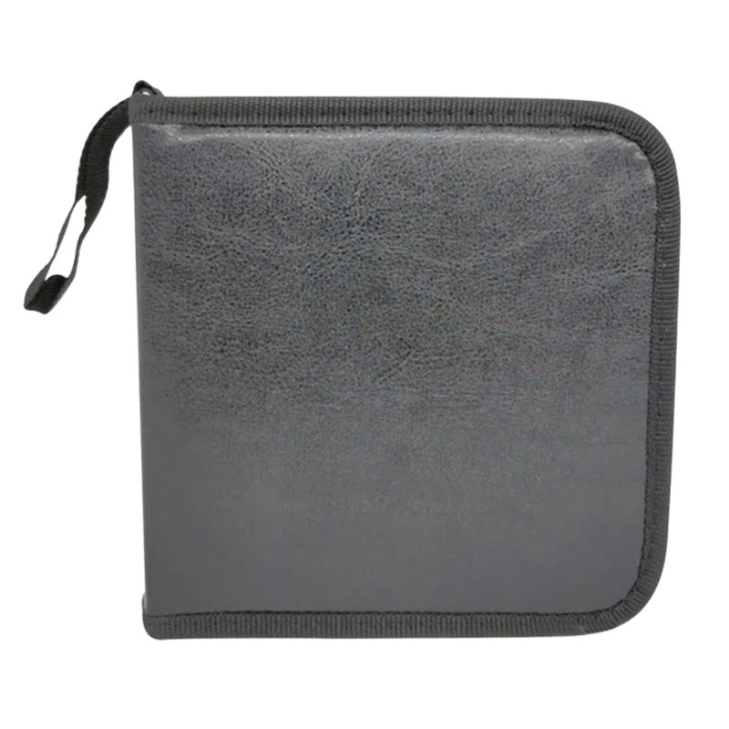 40 Disc CD Storage Bag Case Double-side Hard Album Home DVD Organizer Box cd dvd storage bag cd dvd storage case