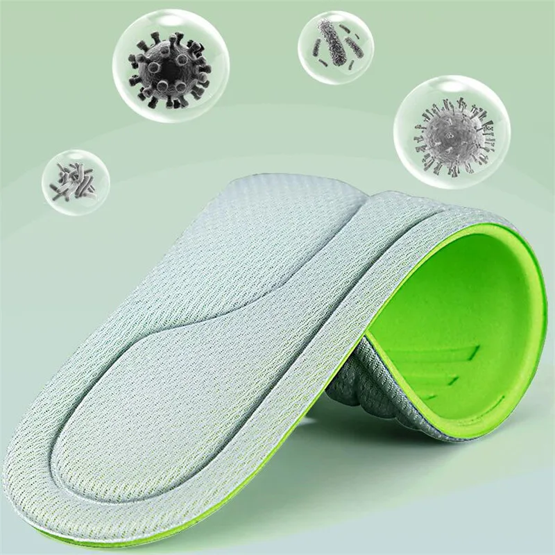Comfort Fit Absorb-Sweat Sport Insoles - Memory Foam Cushion for All-Day Support