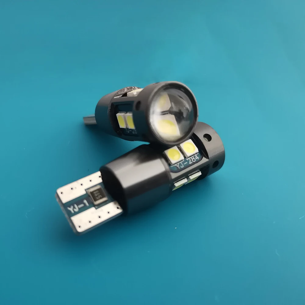 ڵ LED ڵ  CANBUS  , ڵ Ŀ  , ǰ T10 W5W 168 192 LED  Ʈ 3030, 10smd 12V, 2 