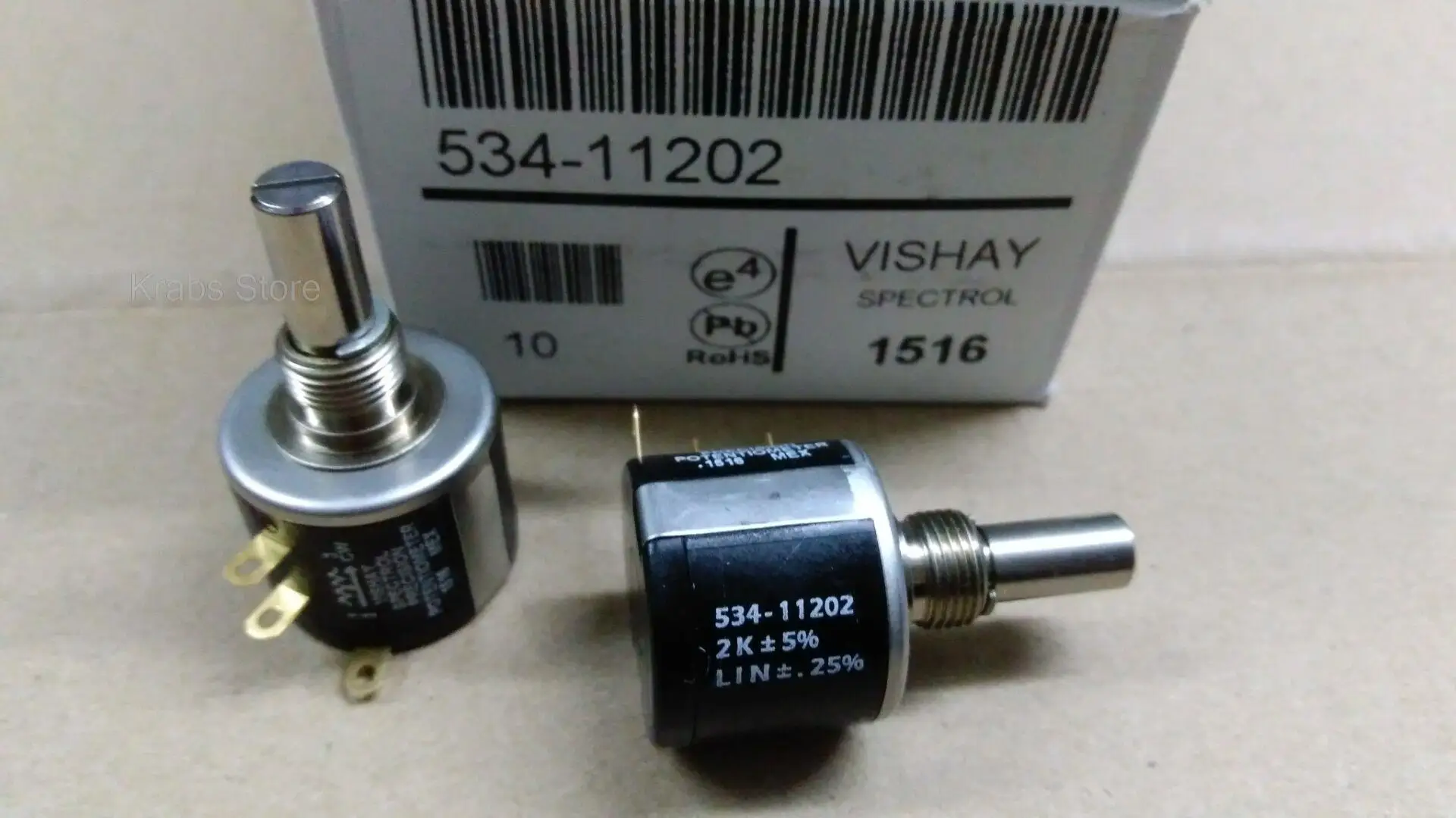새로운 OriginalPotentiomet 534-11202 다중 원형 정밀 전위차계