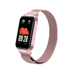 Elegant Milanese Strap with Protective Case for Mi Band 8 Active (5)