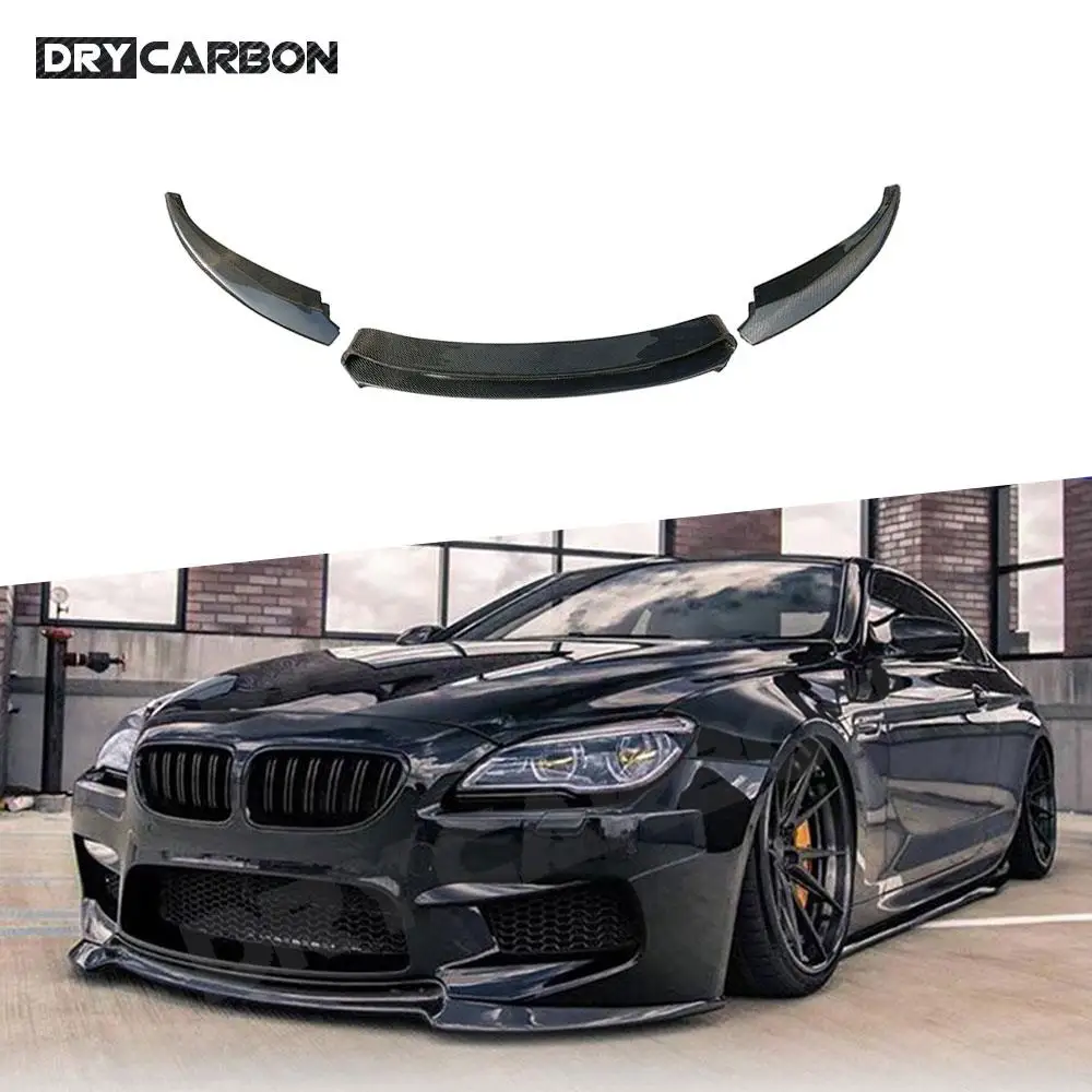 

Carbon Fiber Front Bumper Lip Splitters Spoiler Kits for BMW 6 Series F06 F12 F13 M6 2014 2015 2016 2017 FRP Bumper Chin Guard