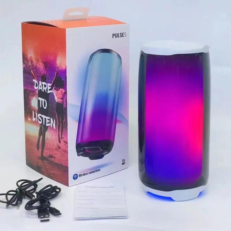 Suitable for JBL pulse5 wireless Bluetooth speaker, heavy bass pulse 5 full  screen light effect series plug-in card, portable