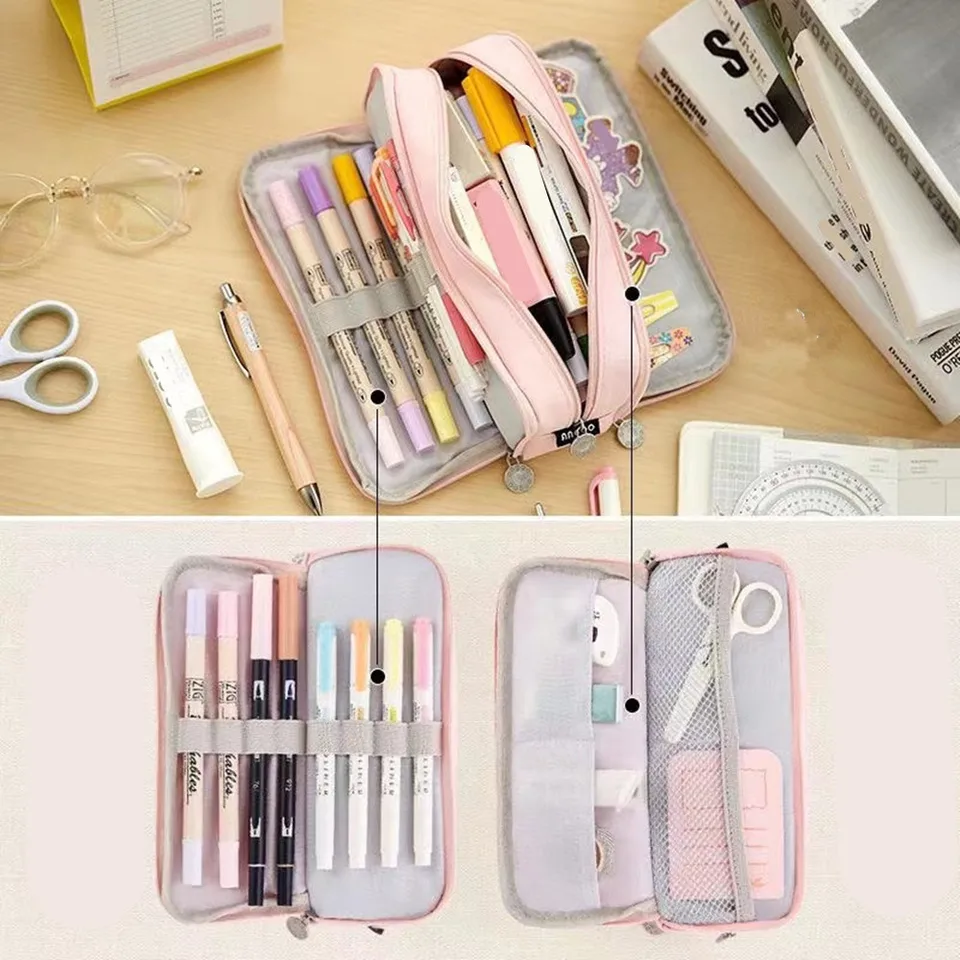 Estuche Para Lápices YPLUS - Gran Capacidad, Lateral Transparente