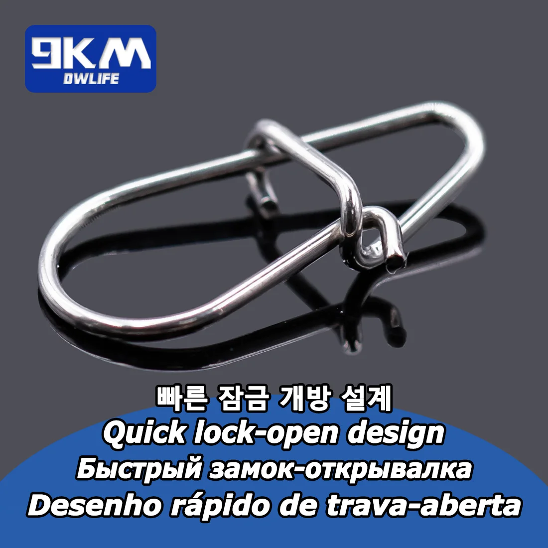 Fishing Snaps 50~200Pcs Fishing Clips Fast Crankbait Snaps Lures Connectors Saltwater Duo Lock Lure Stainless