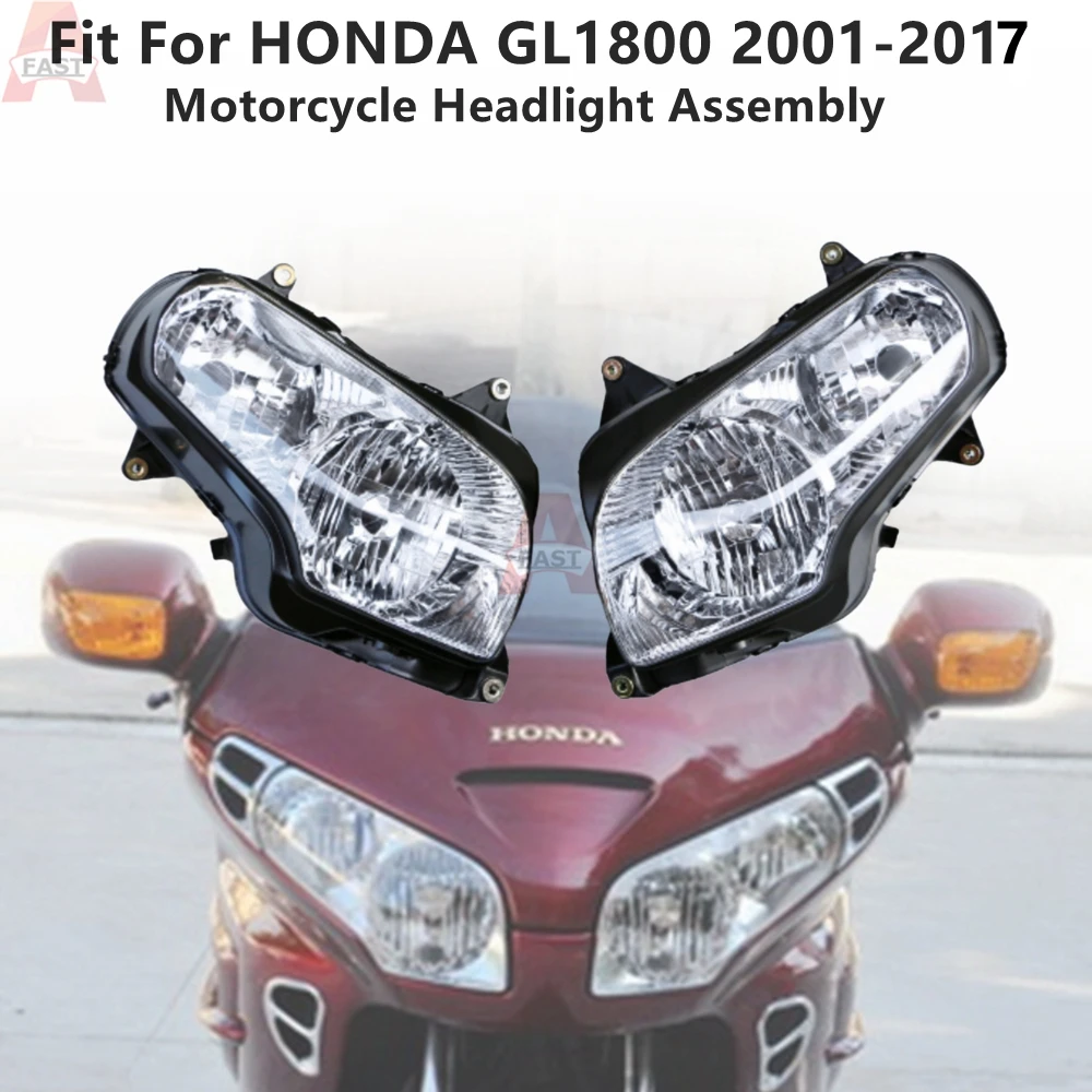 

Мотоциклетная фара для Honda Gold Wing 1800 GL1800, фара головного света, лампа головного света в сборе GL 1800 2001-2016 2010