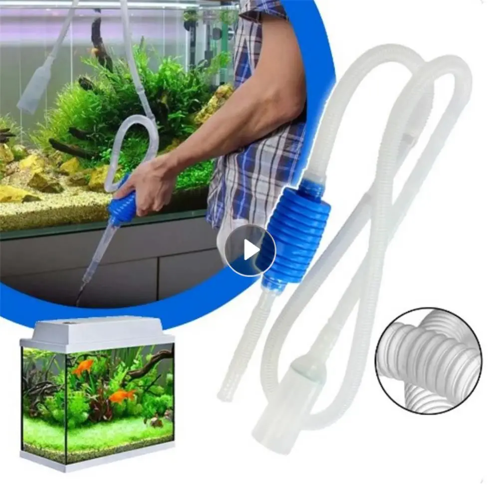 Sifone Per Acquario Serbatoio Per Pesci Sifone Pompa Per Aspirapolvere Cambio Acqua Semiautomatico Filtro Per Acqua Pompa Accessori Per La Pulizia