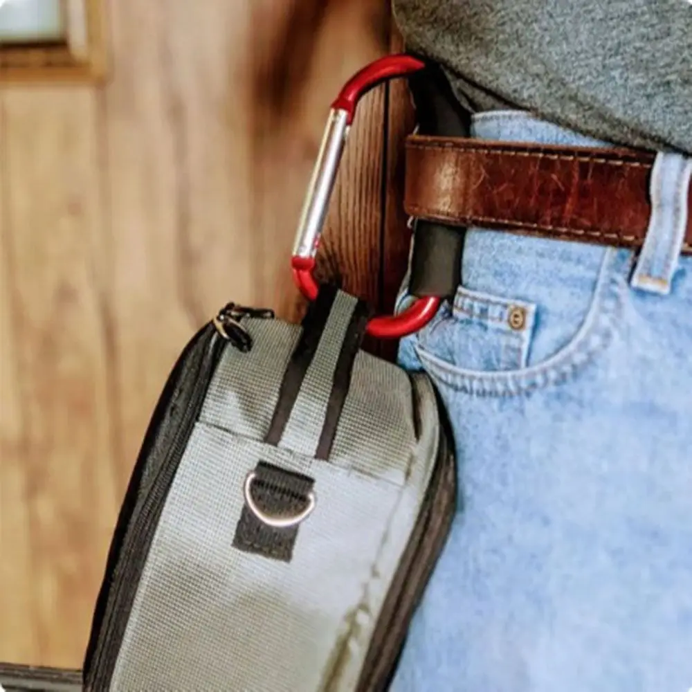 2Pcs Multifunction Baby Stroller Hook D-Ring Sponge Handle Carriage Hanger Aluminum Alloy Soft Grip Pram Lifting Button