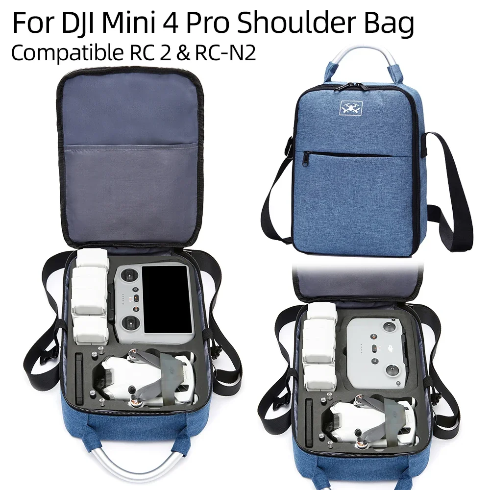 Drone Accessories For DJI Mini 4 PRO Drone Body Remote Control Accessories Shock Resistant Storage Box Shoulder Bag Handbag