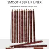 NEW 12Pcs/Set Pencil Lipstick Set Pen Matte Lip Liner Long Lasting Makeup Pens Easy To Wear 3