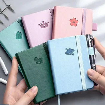 Il taccuino da viaggio portatile con taccuino tascabile A7 trasporta un piccolo taccuino, diario da viaggio, materiale scolastico, quaderni e diari