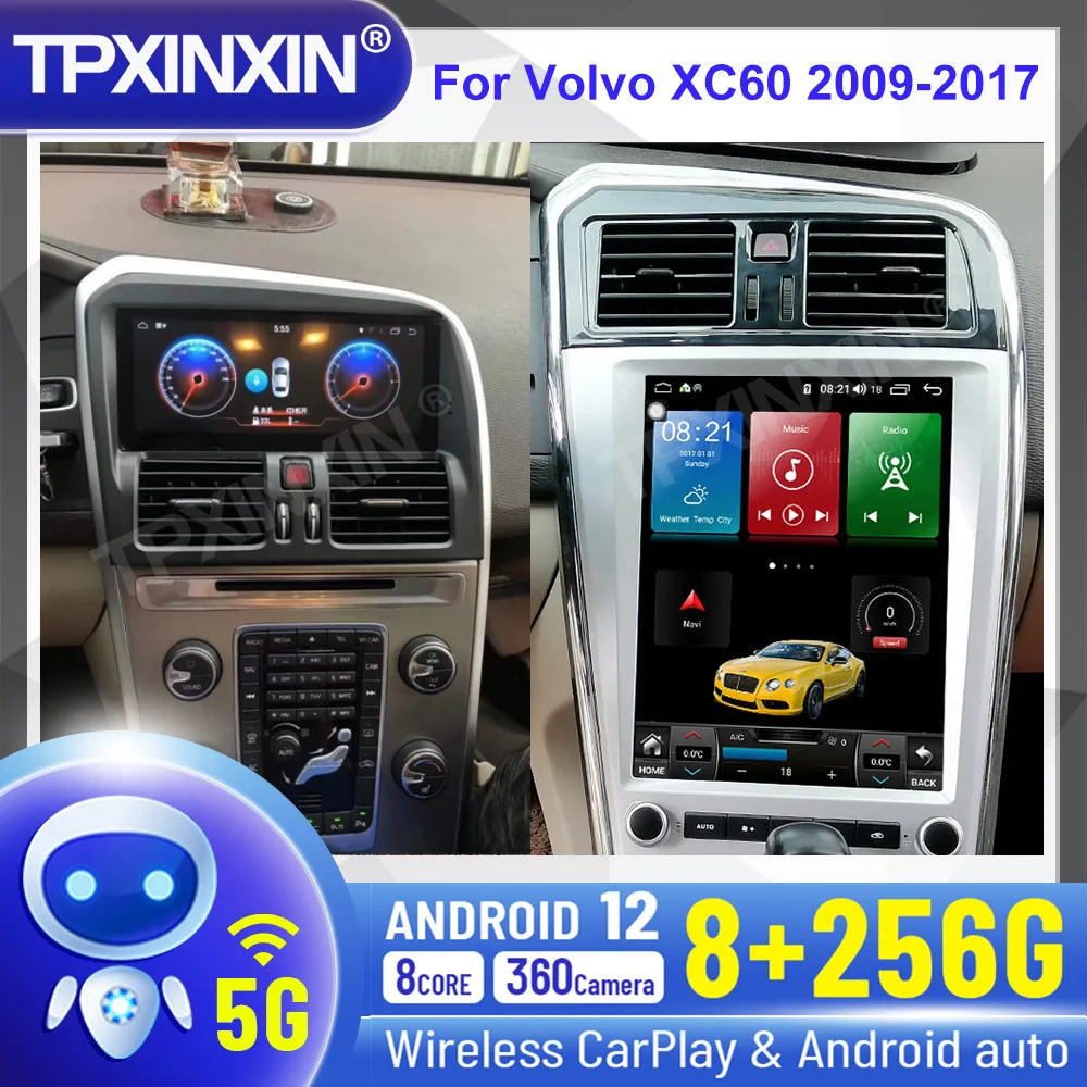 For Volvo Xc60 20092017 Android 11.0 8gb+256gb Radio Carplay Gps