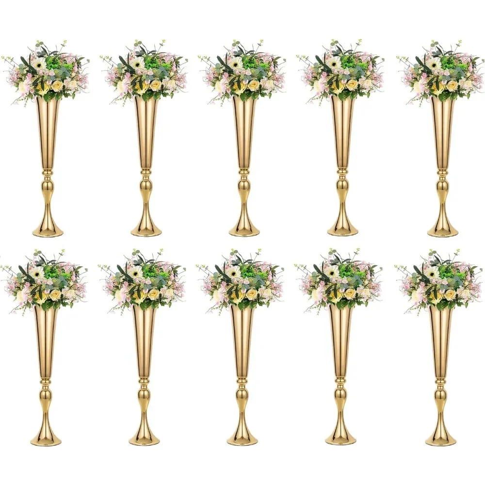 

10 многофункциональных металлических цветочных стеллажей, высота 21,9 дюйма, подходит для бесплатной доставки свадебного украшения дома