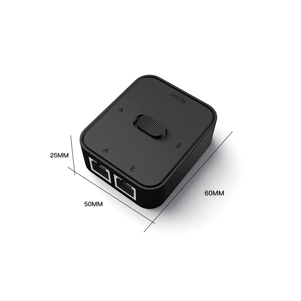 

Сетевой переключатель RJ45 LAN CAT6 с 2 портами, 1000 Мбит/с