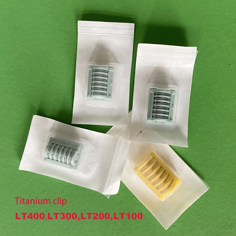 Aplicador de clipe de titânio para laparoscopia LT300 LT400 Clipes