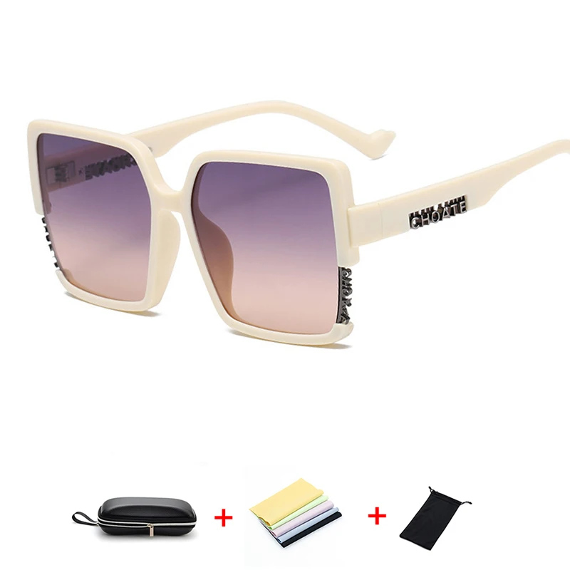 

Fashion Square Women Luxury Sunglasses Retro Brand Designer Men Trending Leopard Blue Green Sun Glasses Shades UV400