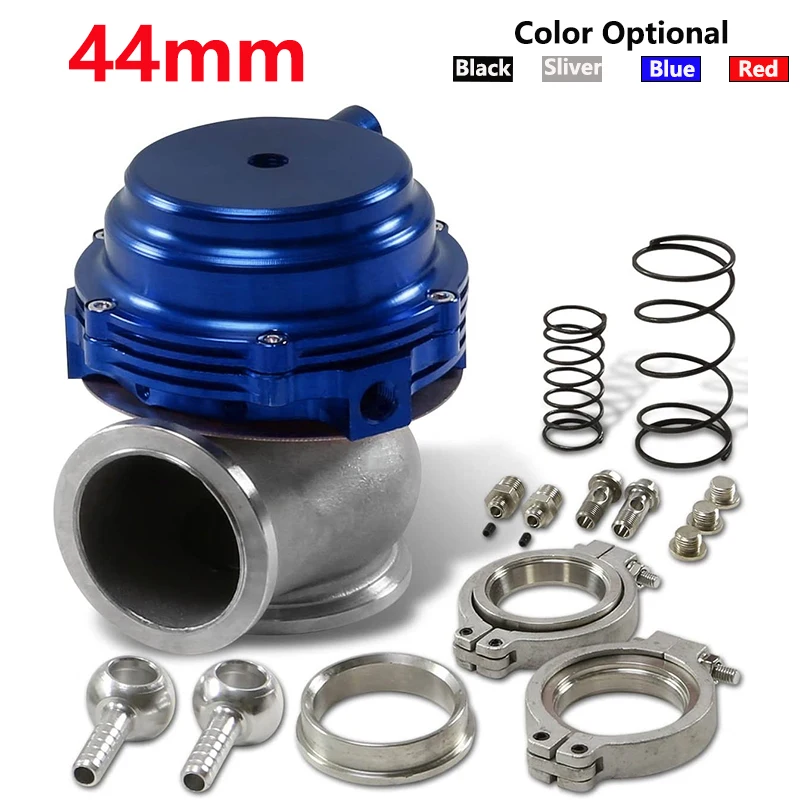 

44mm Water Cooler Wastegate Top Steel V-band External Waste Gate For Supercharge Turbo Manifold External Flange Hardware MV-R
