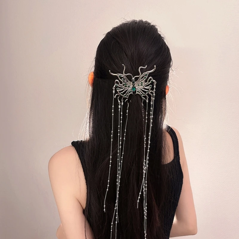 

Y2k заколки для волос для девочек, заколки для волос изящной абстрактной формы с весенней пряжкой для женщин и девочек Y1QD