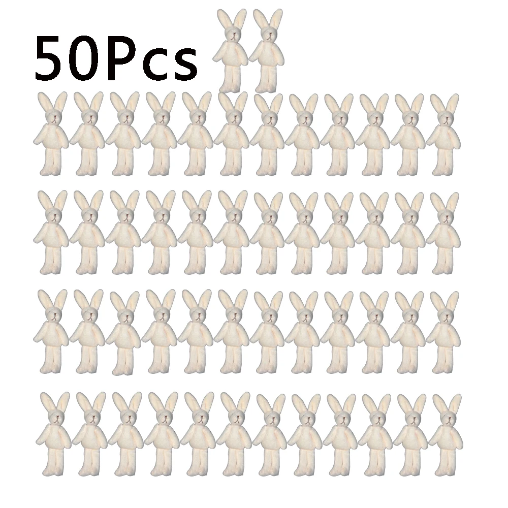 50Pcs/Pack 4.7inch Cute and Tiny Bunnies Rabbits  DIY accessories