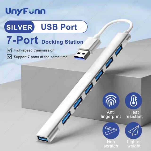 7 Ports USB HUB USB C USB 3.0