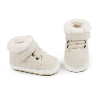 Citgeett Winter Infant Baby Boys Girls Boots Closure Boots Warm Baby First Walker Shoes 4
