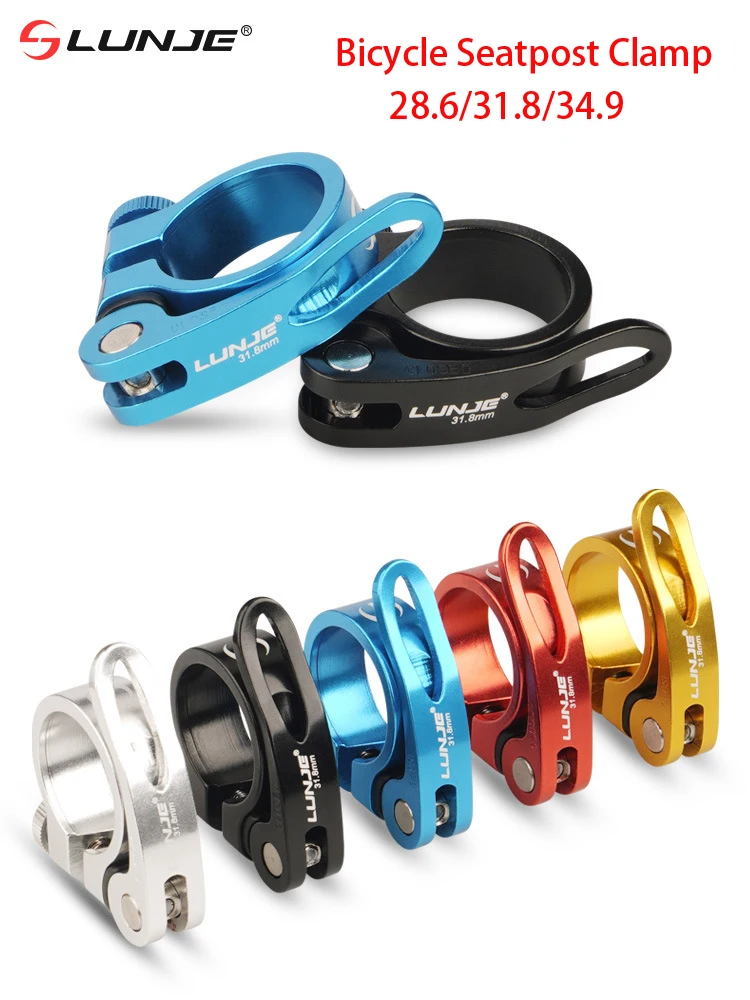 Seat Post Clamp Aazon.co: 28.6 31.8 34.9 Bicycle Seat Clap Aluinu