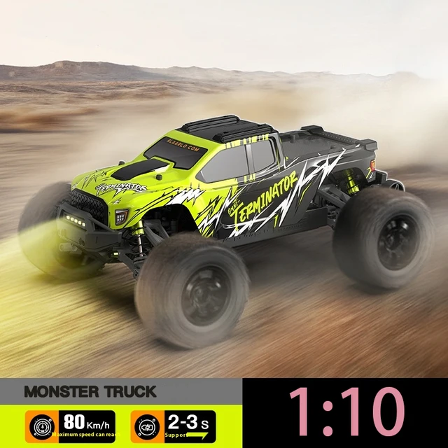Universal Terminator 1:10 RC Car Remote Control Electric Brushless 4WD Off-Road Vehicle V2 Version Toy for Ages 14+ 4
