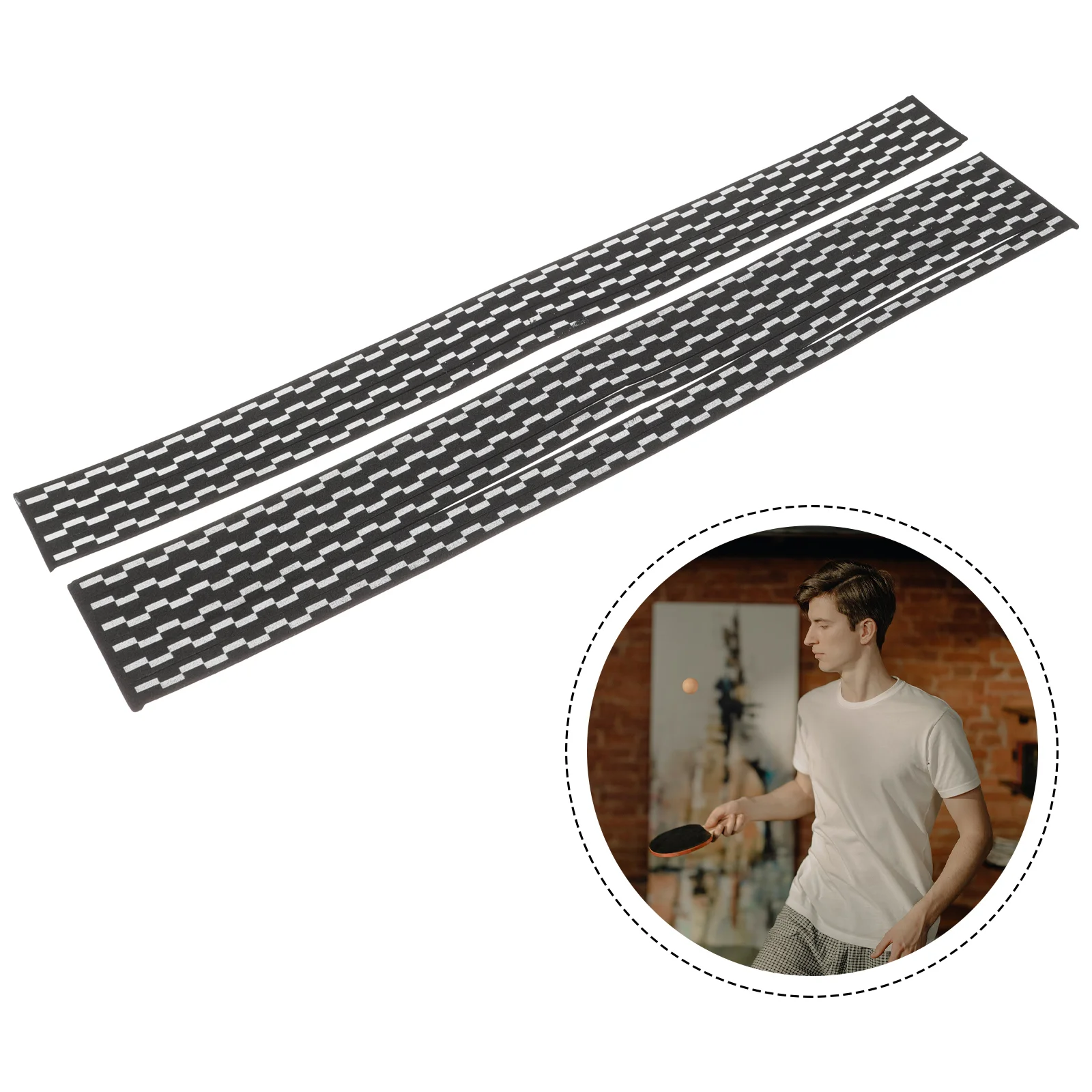 

10 Rolls Table Tennis Strip Base Board Long Racket Buffer Tape Compact Eva Stuff