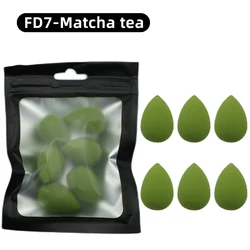 OGEYER 6pcs Mini Makeup Sponge Set (FD7  Matcha tea)