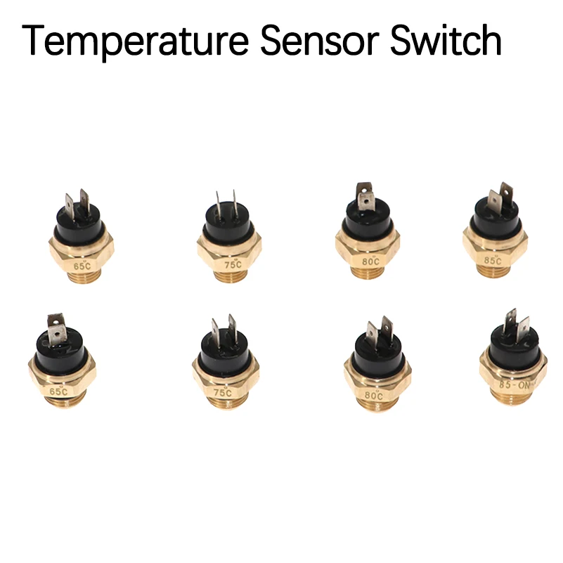

M14/M16 Electric Radiator Coolant Fan Water Temperature Thermostat Switch Temp Sensor 65/75/80℃ For ATV Quad Motorcycle Accessor