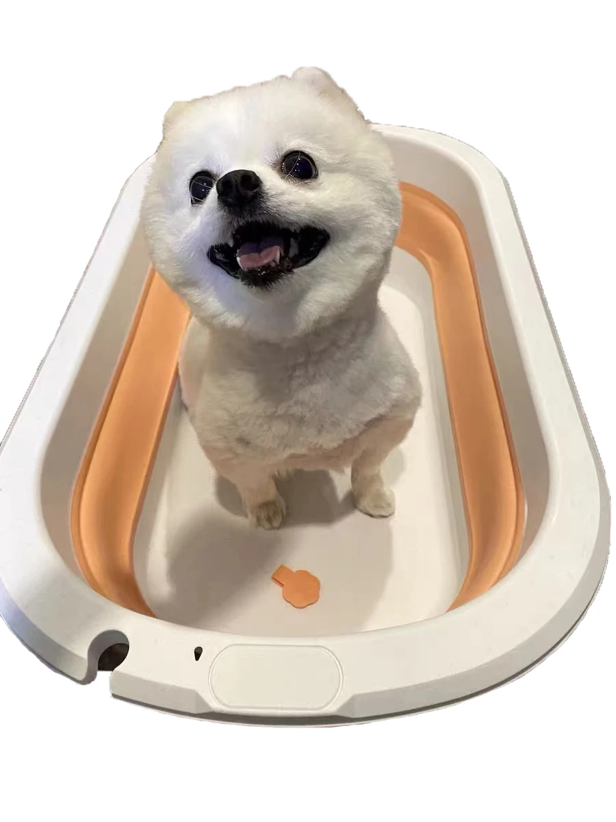 

Large Foldable Durable Open Cat Litter Box Great for Small & Large Cats Easy To Clean Large High Pet Toilet Anti Splash Cat Tray