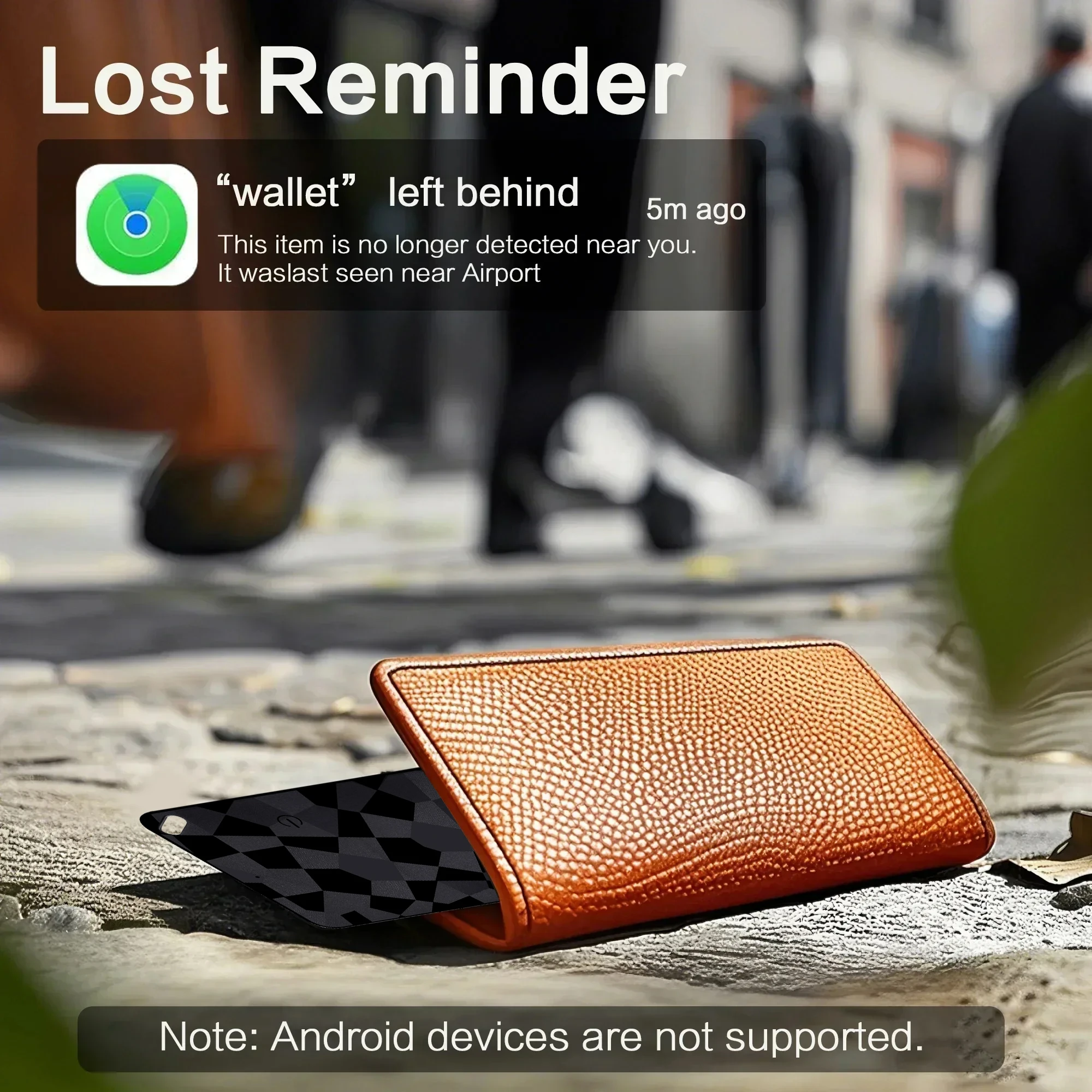 Wallet Anti-loss Card Finder with Bluetooth iPhone