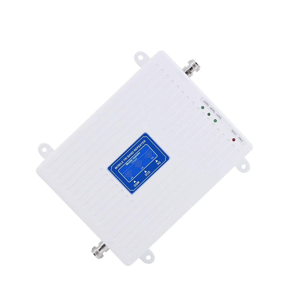 MAYTO-Three Networks Mobile Phone Signal Amplifier, Signal Enhancement Transmitter, 4G, 5G, 900 MHz, 2100 MHz, 2600MHz